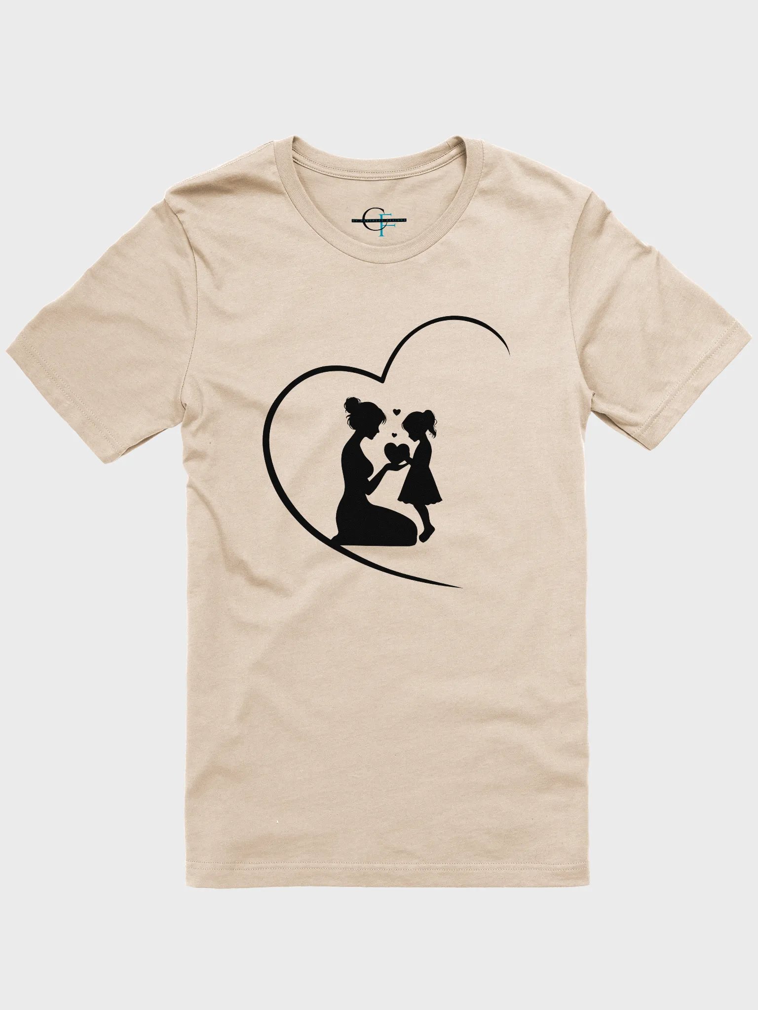 Mother & Daughter Silhouette Tee | Bella+Canvas Unisex Shirt | Limited Mother’s Day Edition product image (7)