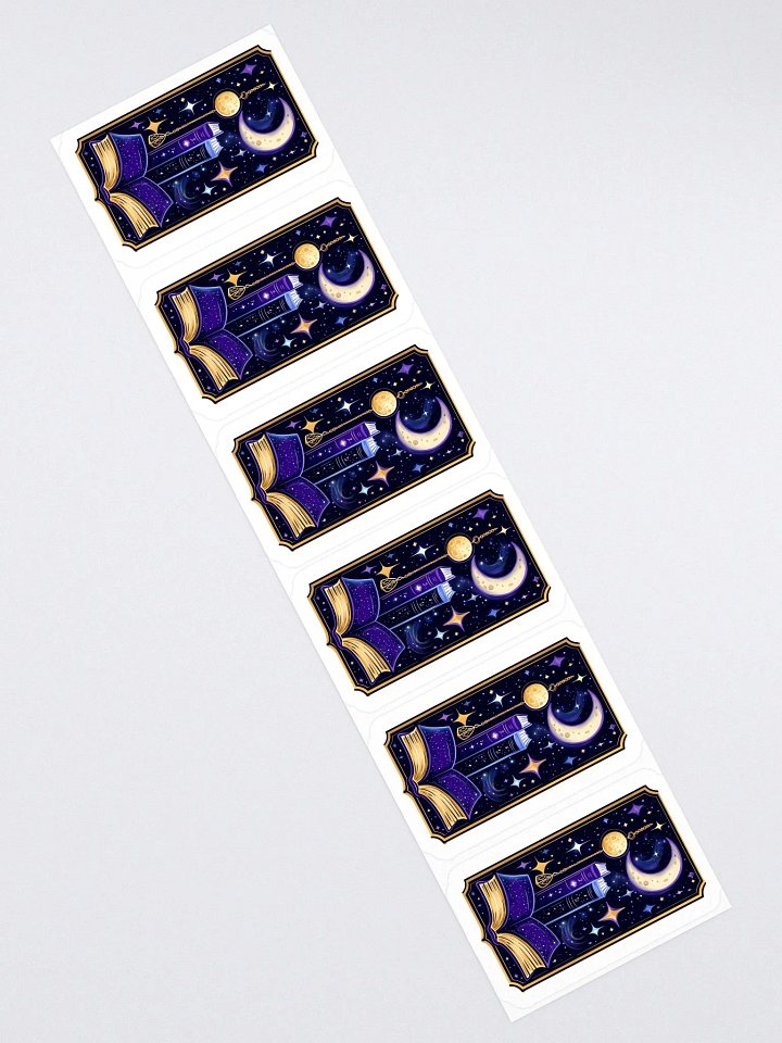 Enchanted Bookmark Mini Strip Sticker product image (2)