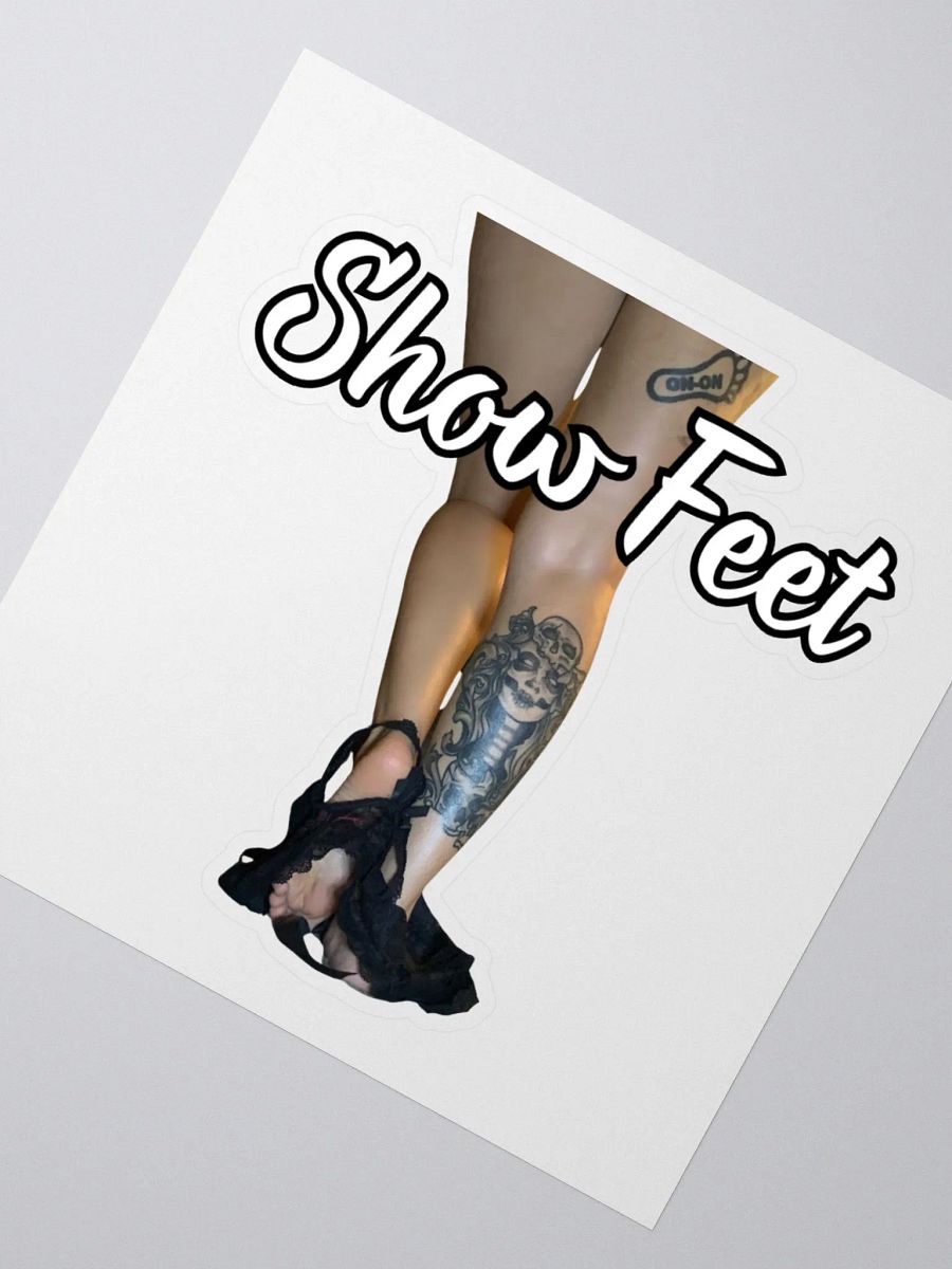 Show Feet Sticker product image (4)