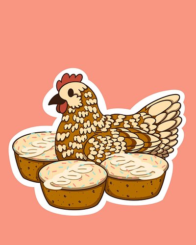 Speckled cupcakes!!! Perfect for parties
🎉🧁🐓

#illustartion #illustrationartists #illustrationart #chicken #chickenart #chick...