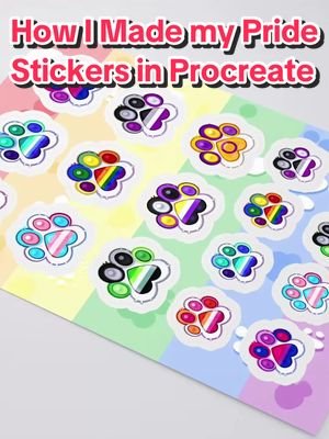 What flags do you want to see next? How I made my own Pride Month Stickers with Procreate and Fourthwall! #fyp #lgbt #lgbtq #queer #queertiktok #lgbttiktok #lgbt🏳️‍🌈 #lesbiansoftiktok #gaytiktok #bisexualpride🌈 #ftm #transfem #nonbinarytiktok #sticker #stickers #stickershop #pridemonth #arttok #artistsoftiktok #arttiktok #viral 