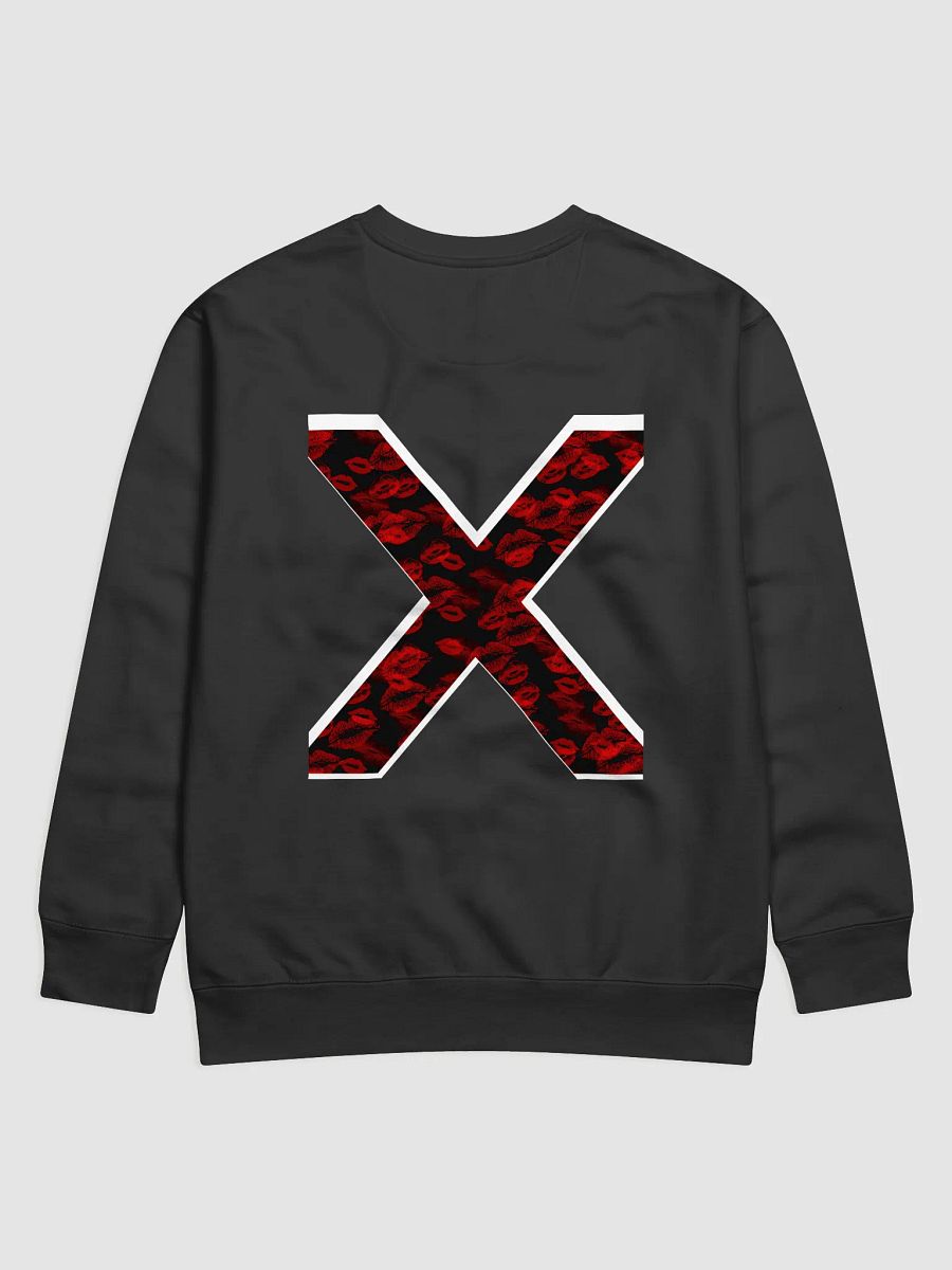 Black X Red Lipstick Kisses Crewneck product image (13)