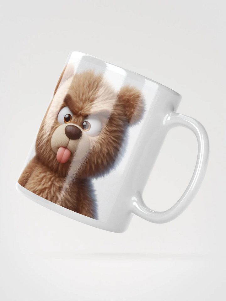 Rude Brown Teddy Bear #Humorous Mug - White product image (2)