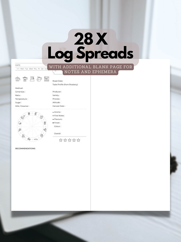 The Coffee Taster's Logbook - TN Standard Size product image (2)