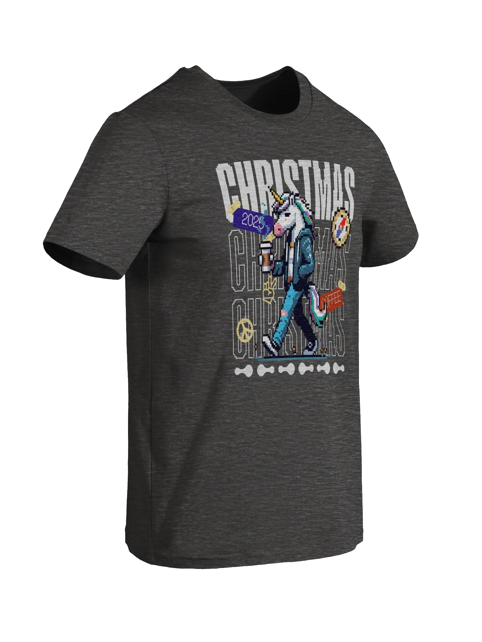 Unicorn Christmas Chaos Pixel Art product image (56)