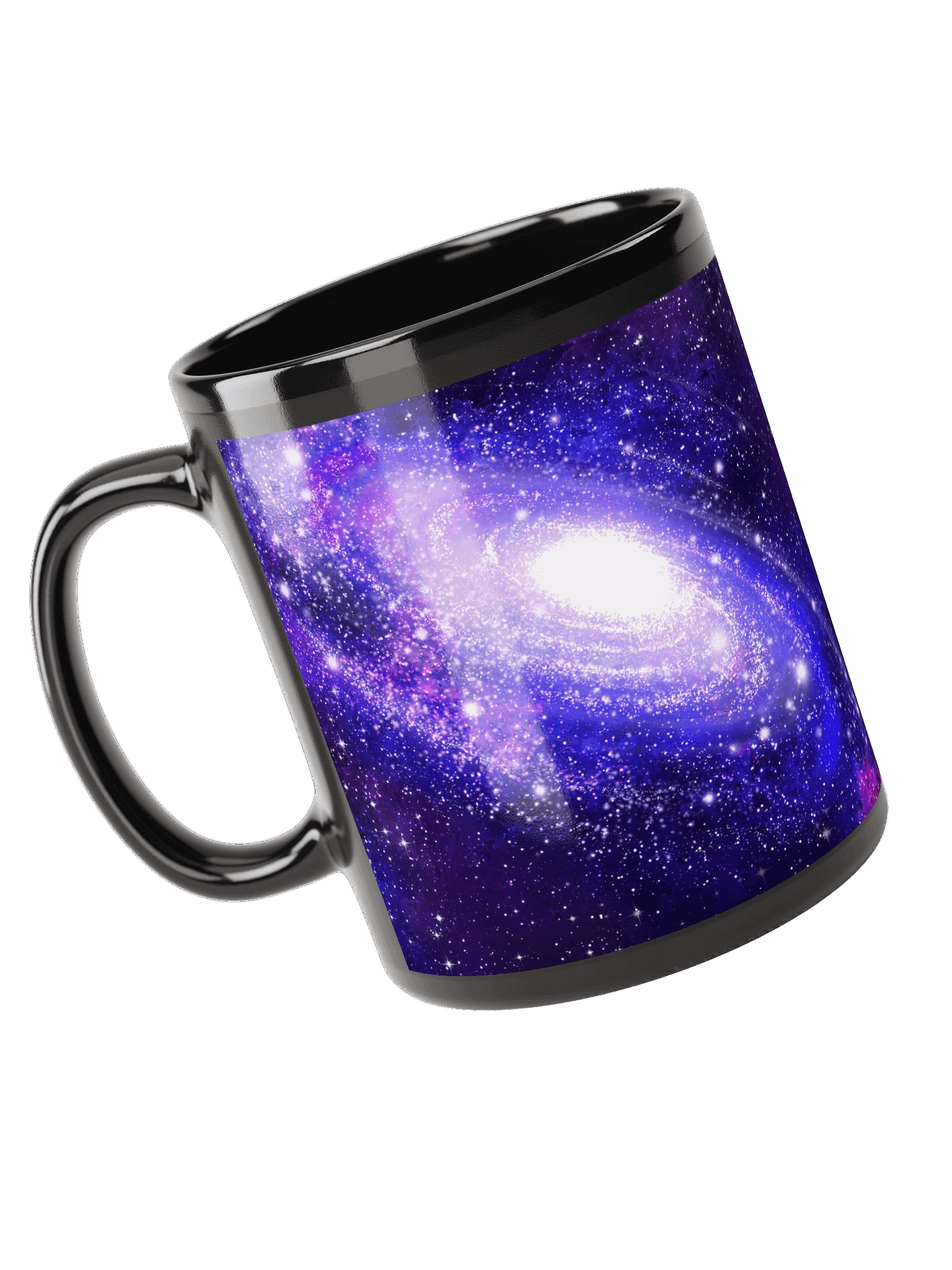 Floating Moona in Galaxy Black Glossy Mug product image (6)