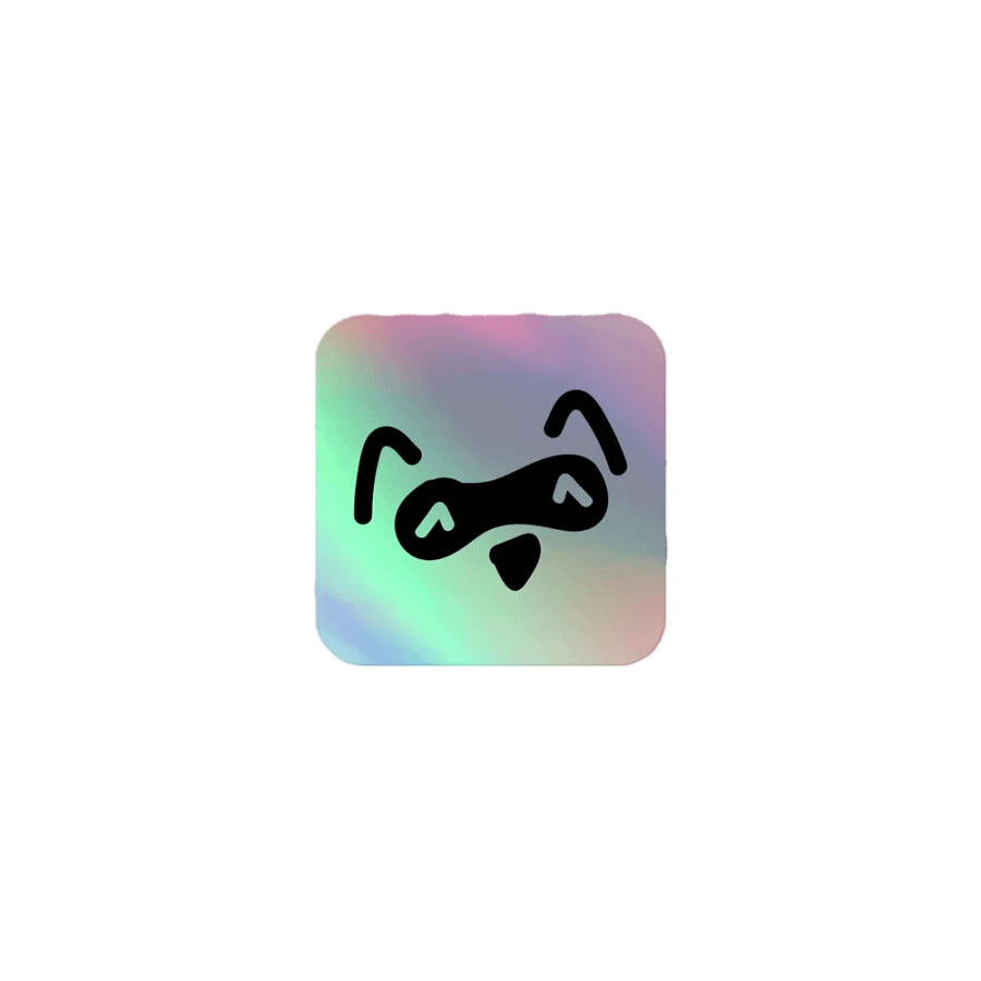 Mapache Holosticker product image (1)