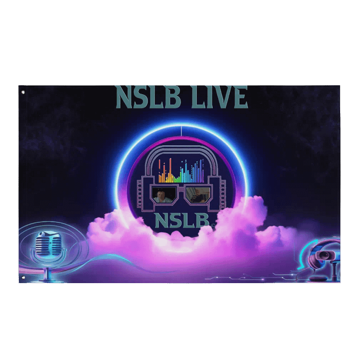NSLB Live Vivid Expression All-Over Flag product image (1)