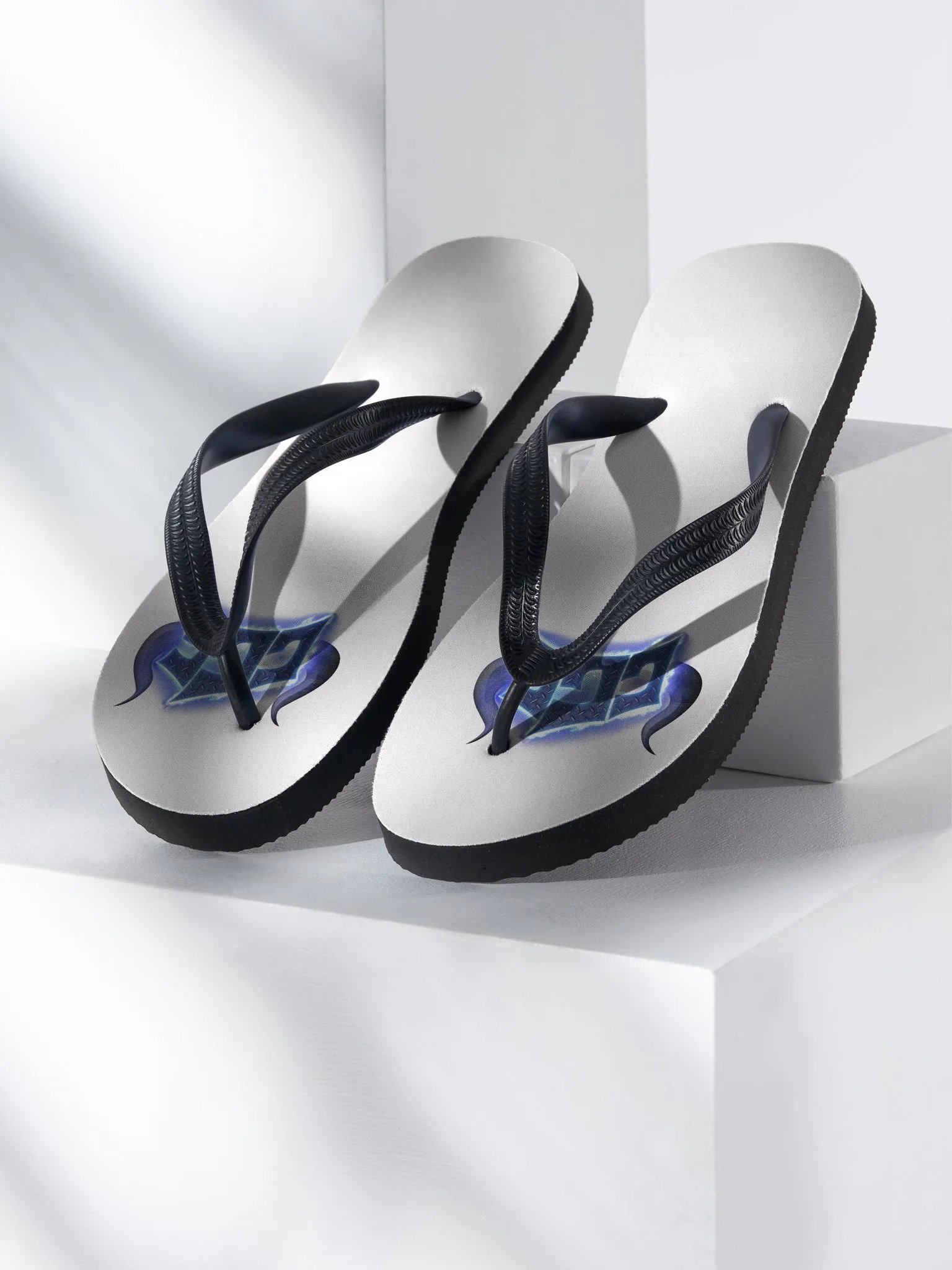 GGG Fire Logo Flip Flops product image (1)