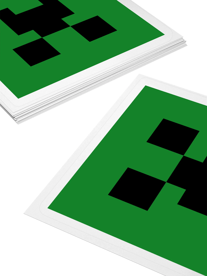 Creeper Face Sticker - Minecraft Stickers product image (2)