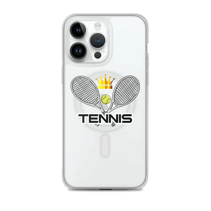 Golden Crown Tennis Racket iPhone® Case product image (2)