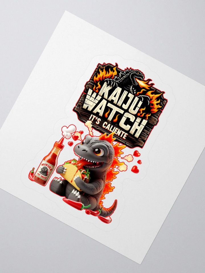 Kaiju Watch "It's Caliente" Hot Sauce Stickers product image (4)
