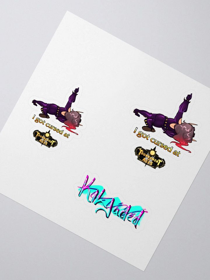 Cursed Edition - I Got Cursed At TOA - Sticker Sheet product image (2)