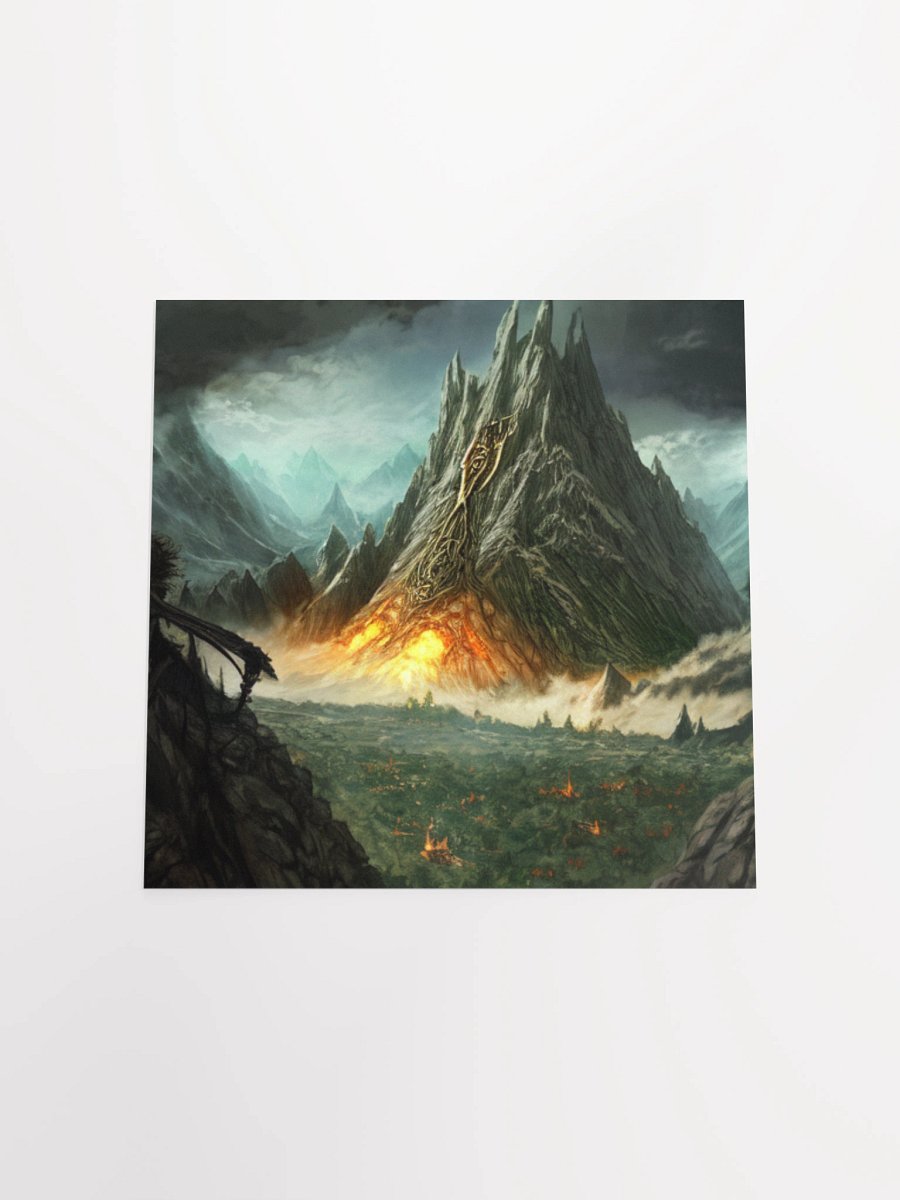 Eye of the Inferno Lord Of The Rings Anime Concept Art Poster product image (19)