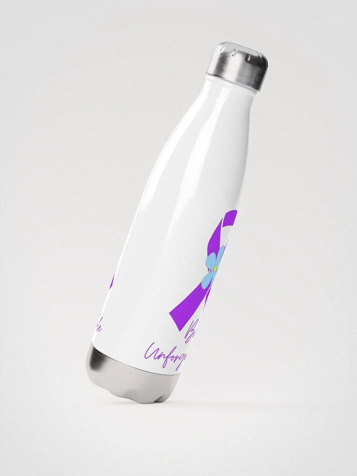 Alzheimers Awareness Stainless Steel Water Bottle product image (2)