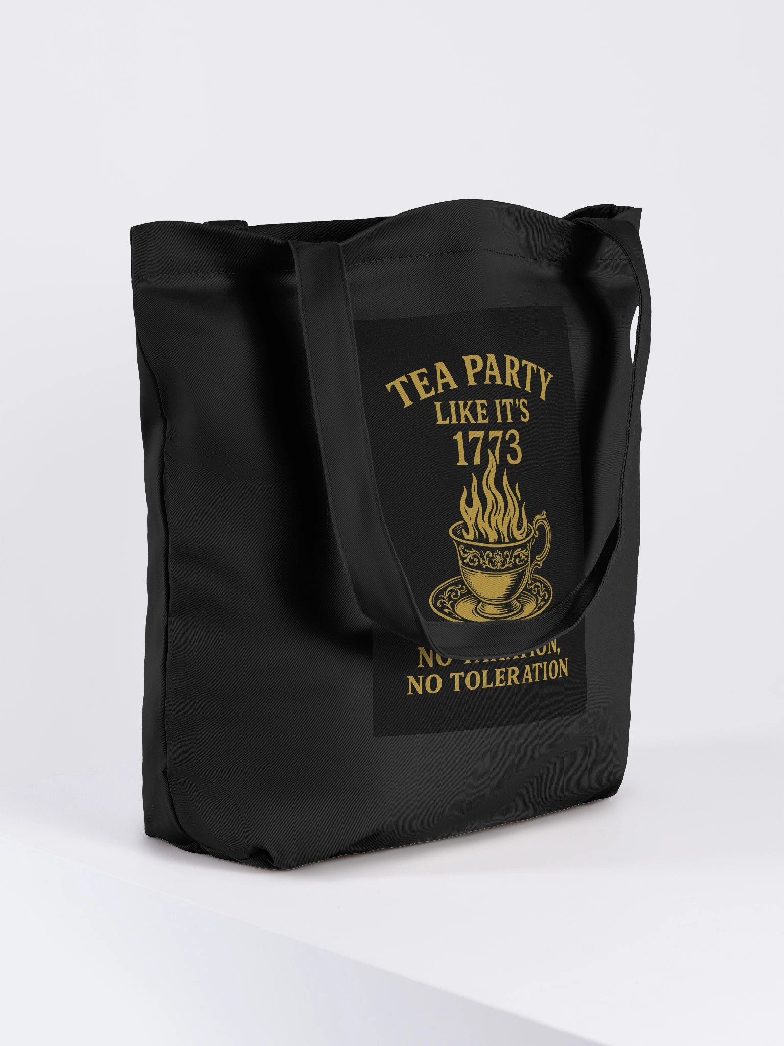 🖤 Tea Party Like It’s 1773 – Protest Tote Bag ✨ product image (4)