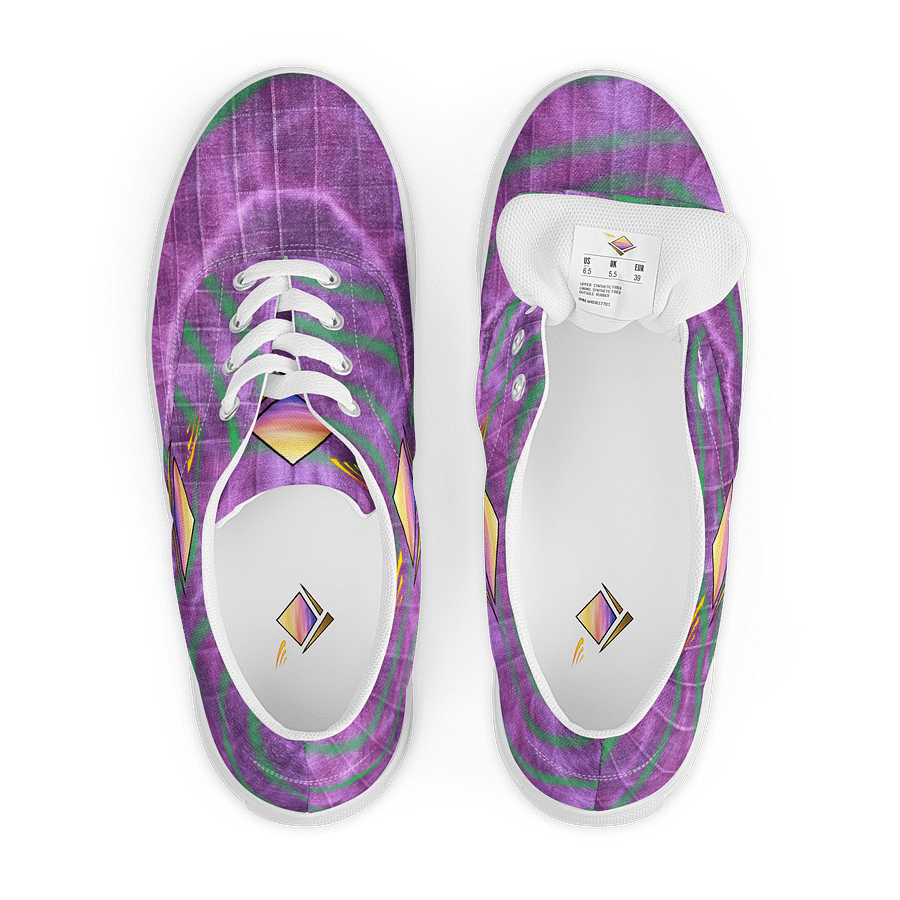 S³ (Men's) Purple Tie Dye Laced Shoes product image (6)