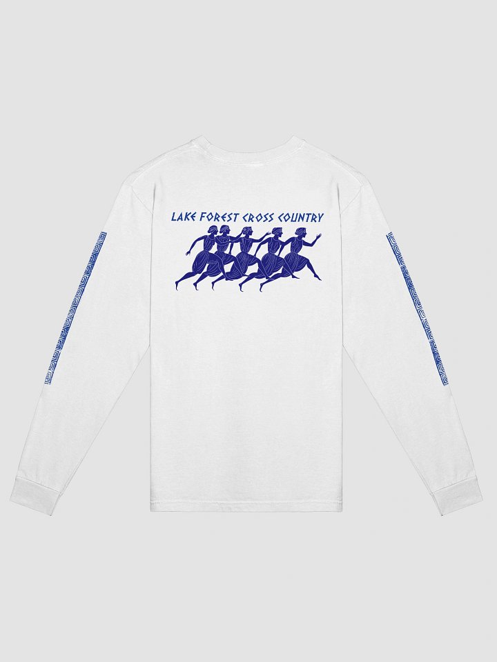Lake Forest Cross Country Greek Key Long Sleeve product image (2)