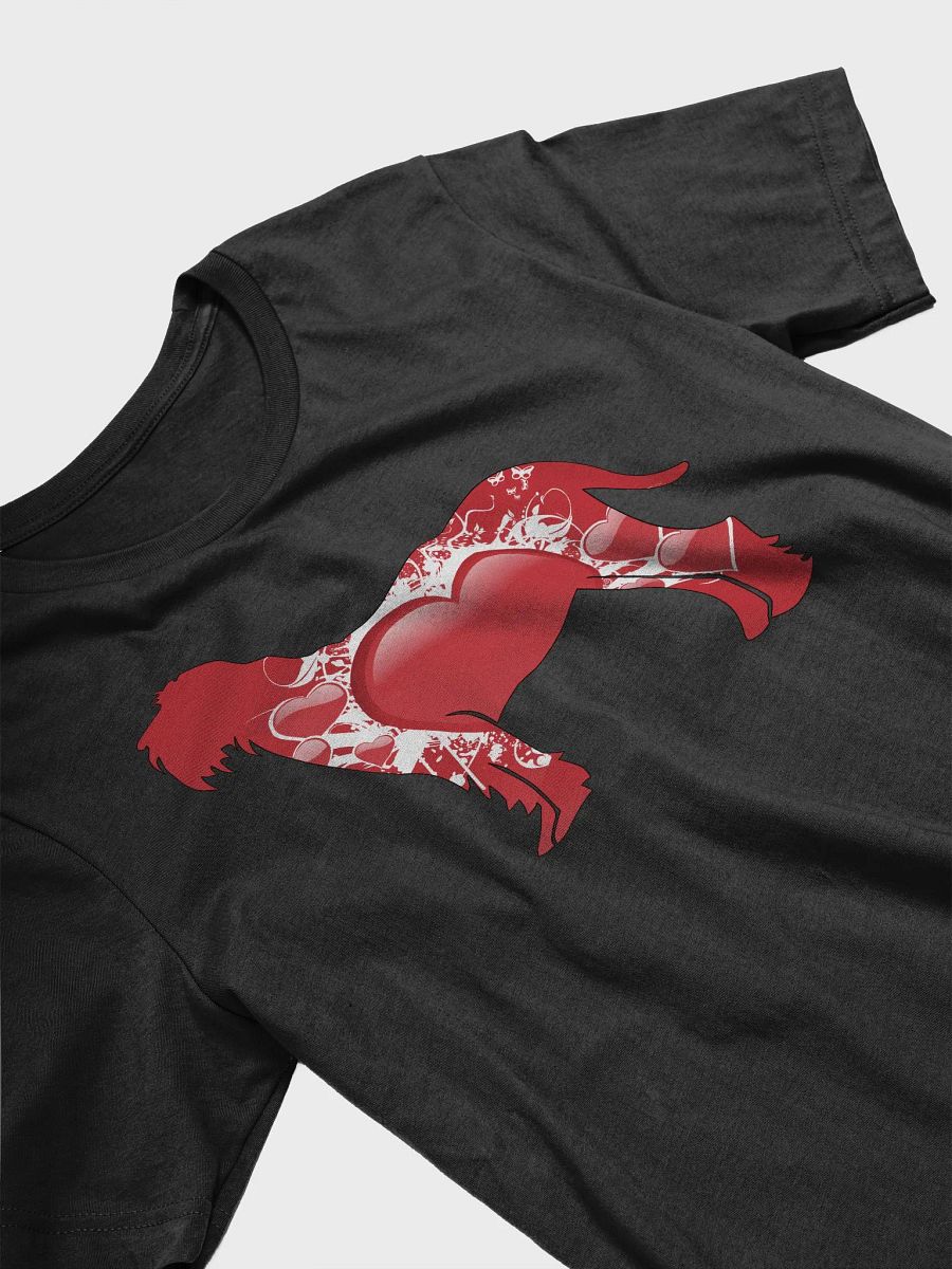 Spinone Italiano Silhouette filled with big Red Hearts product image (2)