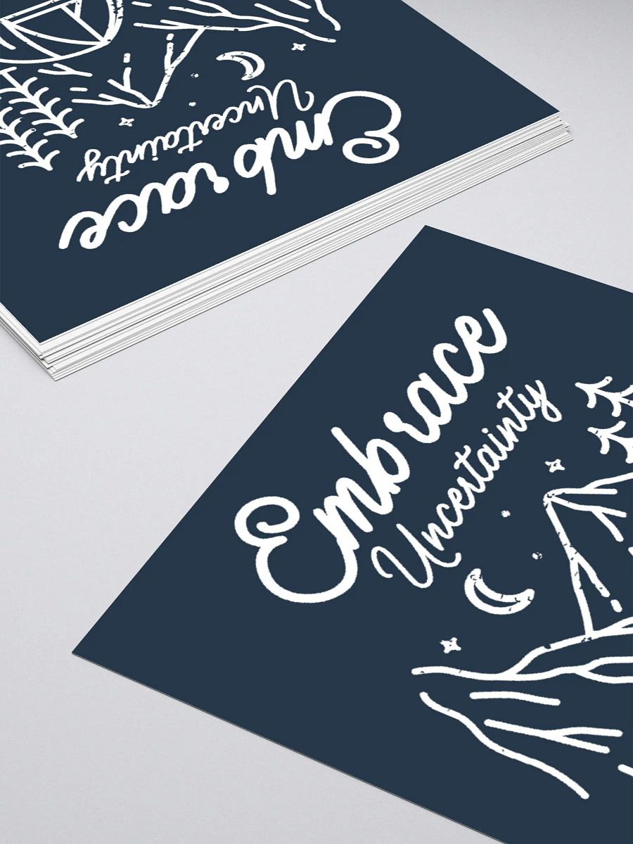 Embrace Uncertainty Sticker product image (4)