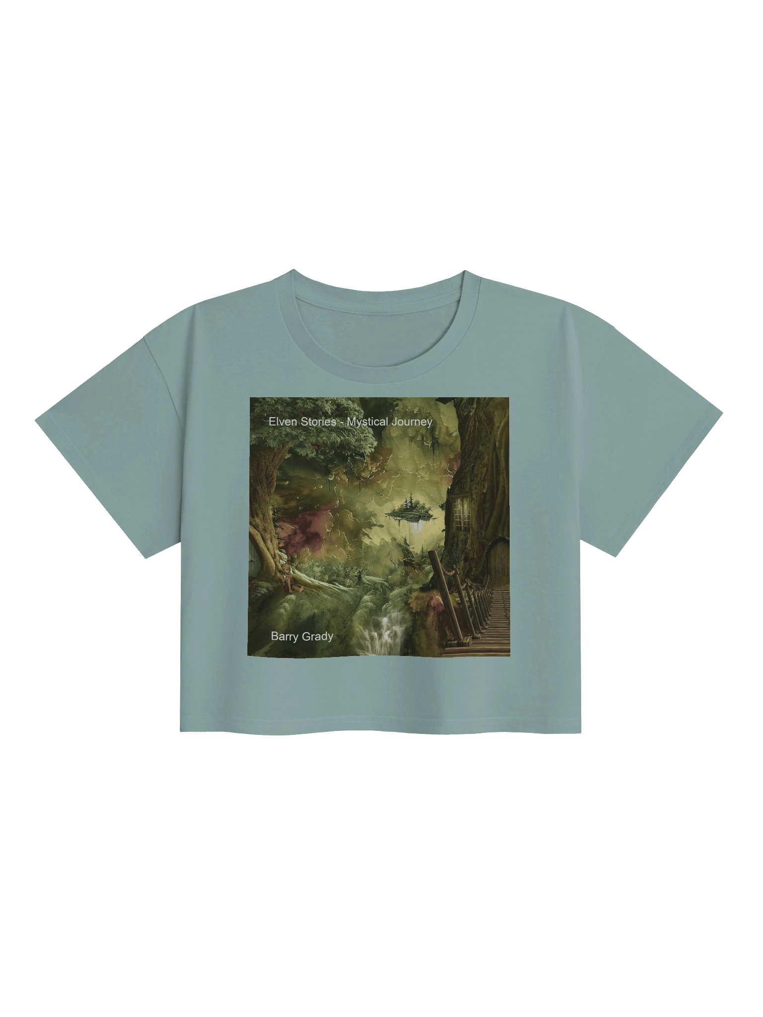 'Elven Stories - Mystical Journey' Crop Top product image (1)