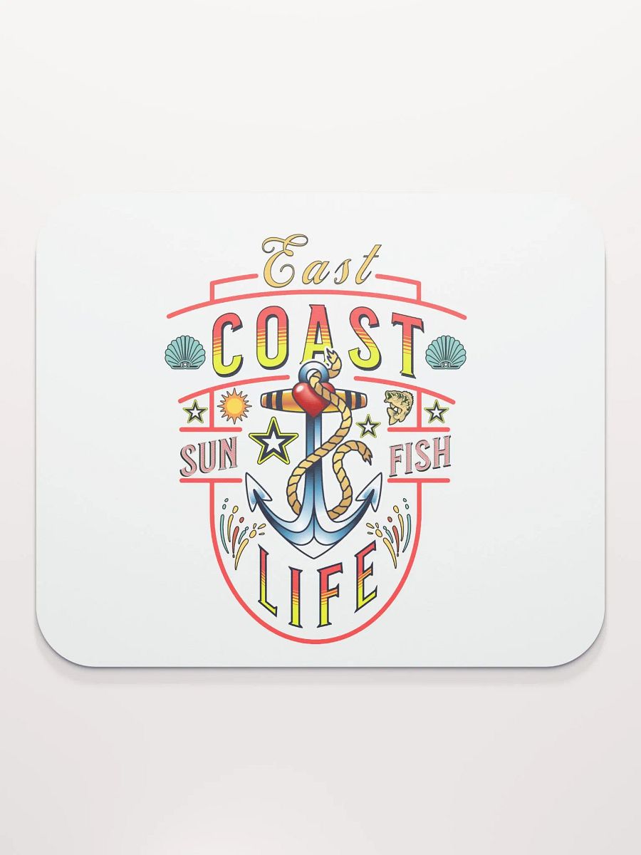 East Coast Life Nautical Mouse Pad product image (2)
