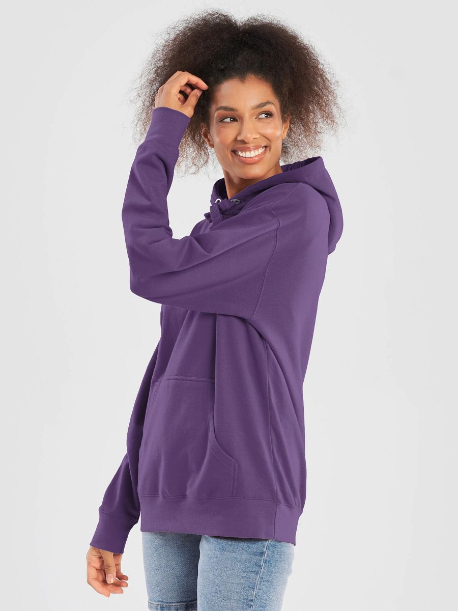 Plain Color Purple Hoodie product image (2)