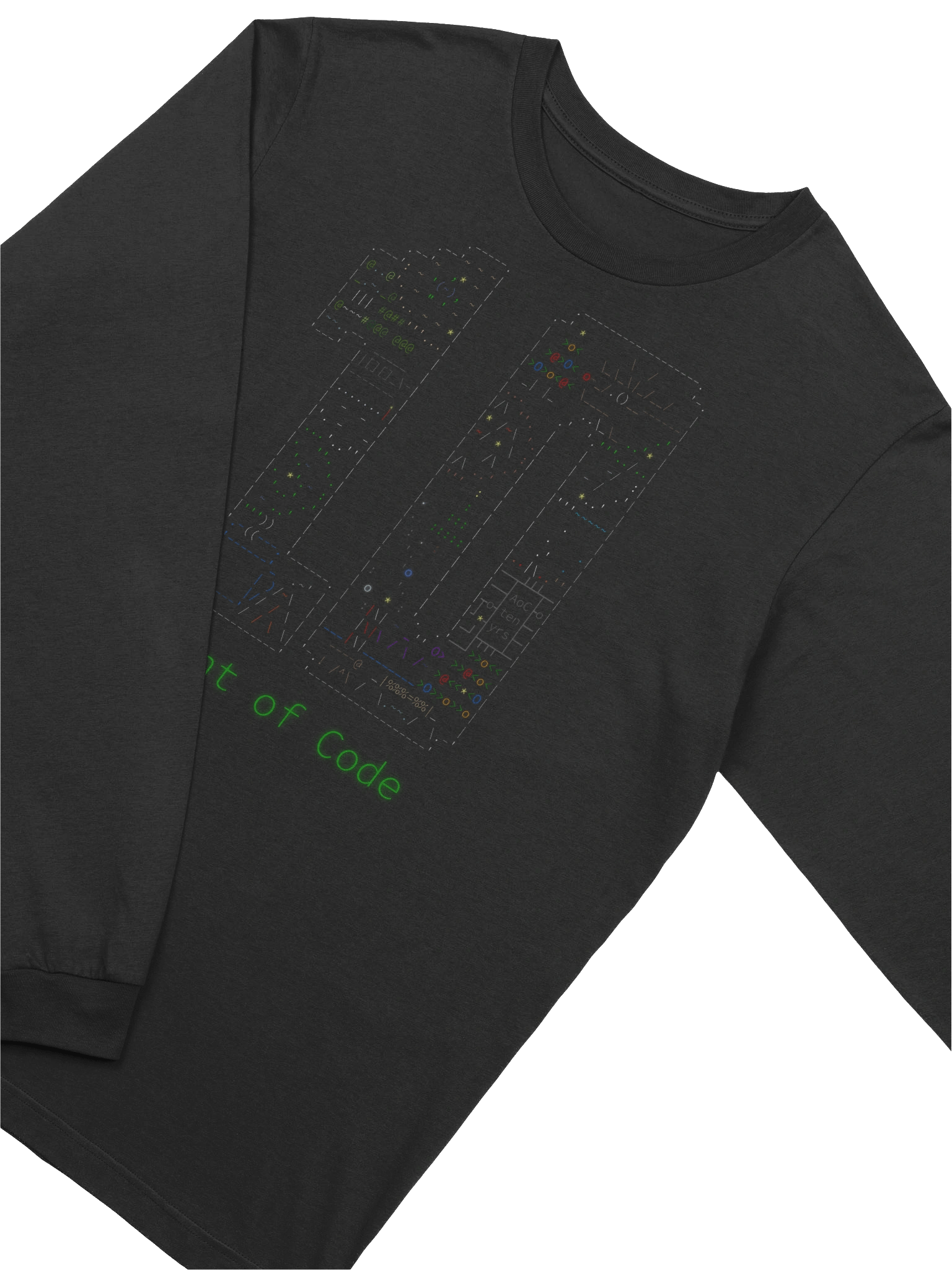 Advent of Code - AoC ten yrs - Long Sleeve T-Shirt product image (3)
