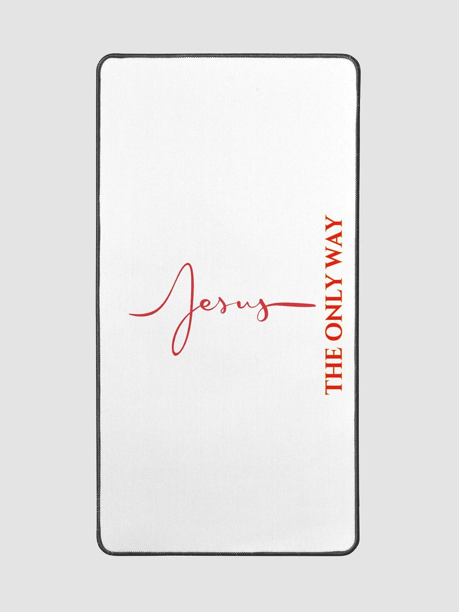 Jesus The Only Way Desk Mat product image (1)