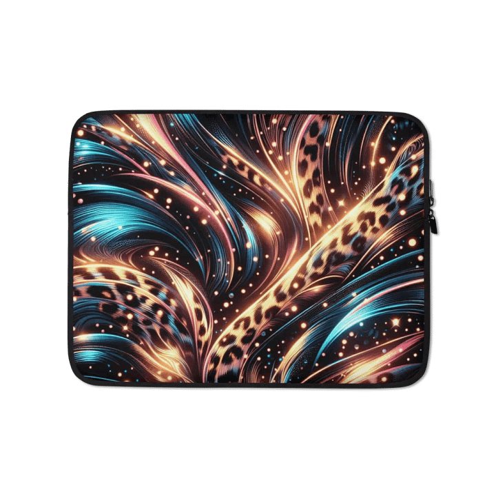 leapord Waves Laptop Sleeve product image (1)