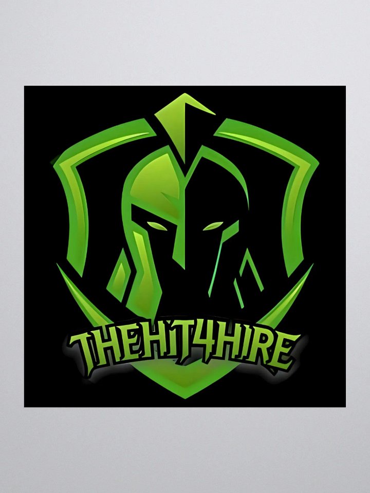 TheHit4Hire Logo Kiss Cut Stickers product image (1)