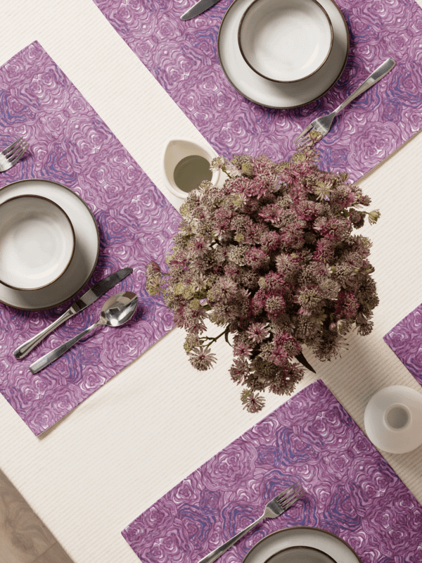 Cabbage Whorl – Water-Resistant Placemat Set product image (2)