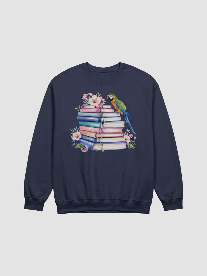 Piled Books Crewneck Unisex Sweatshirt product image (18)