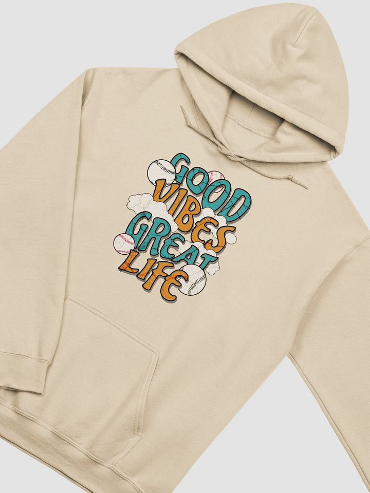 Good Vibes Great Life Baseball Hoodie product image (20)