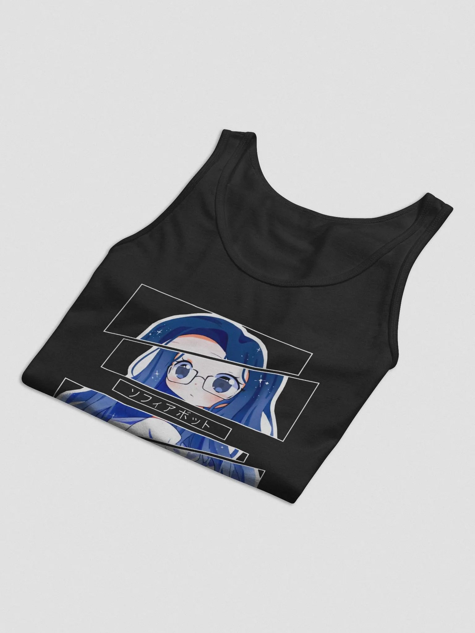 sophiabot shattered tank black product image (6)