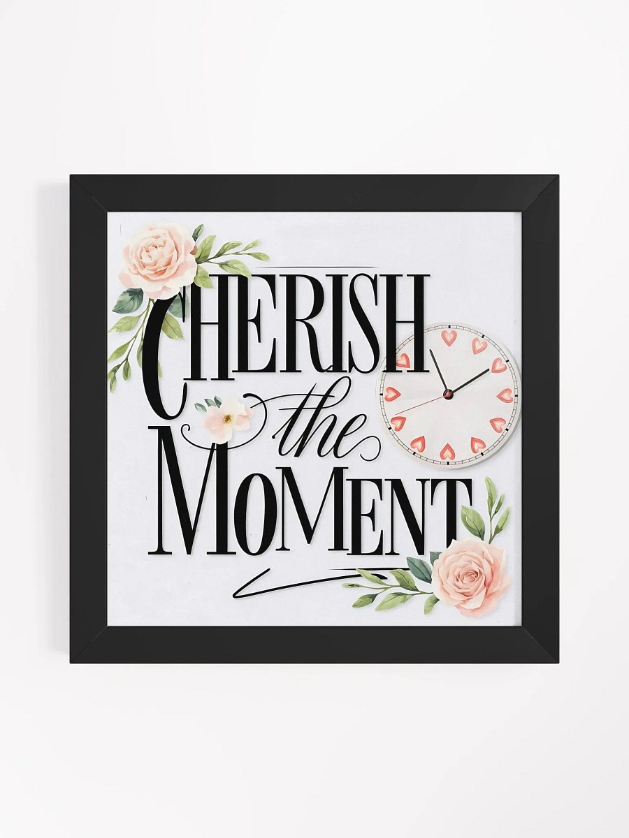 Eternal Love Floral Clock Poster product image (34)