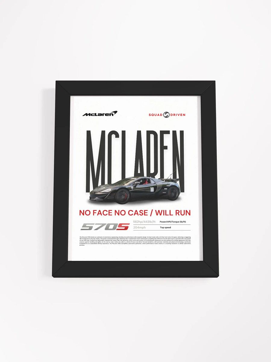 MCLAREN 570S FRAMED POSTER product image (7)