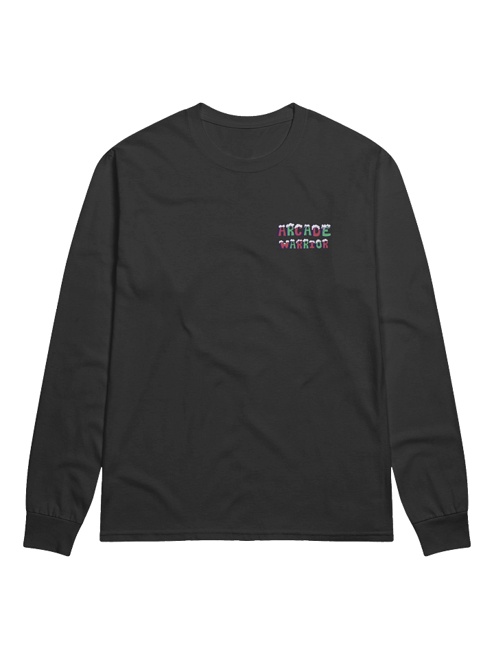 Arcade Warrior Holiday Logo Unisex Champion Pocket Logo Long Sleeve Shirt 2025 product image (2)