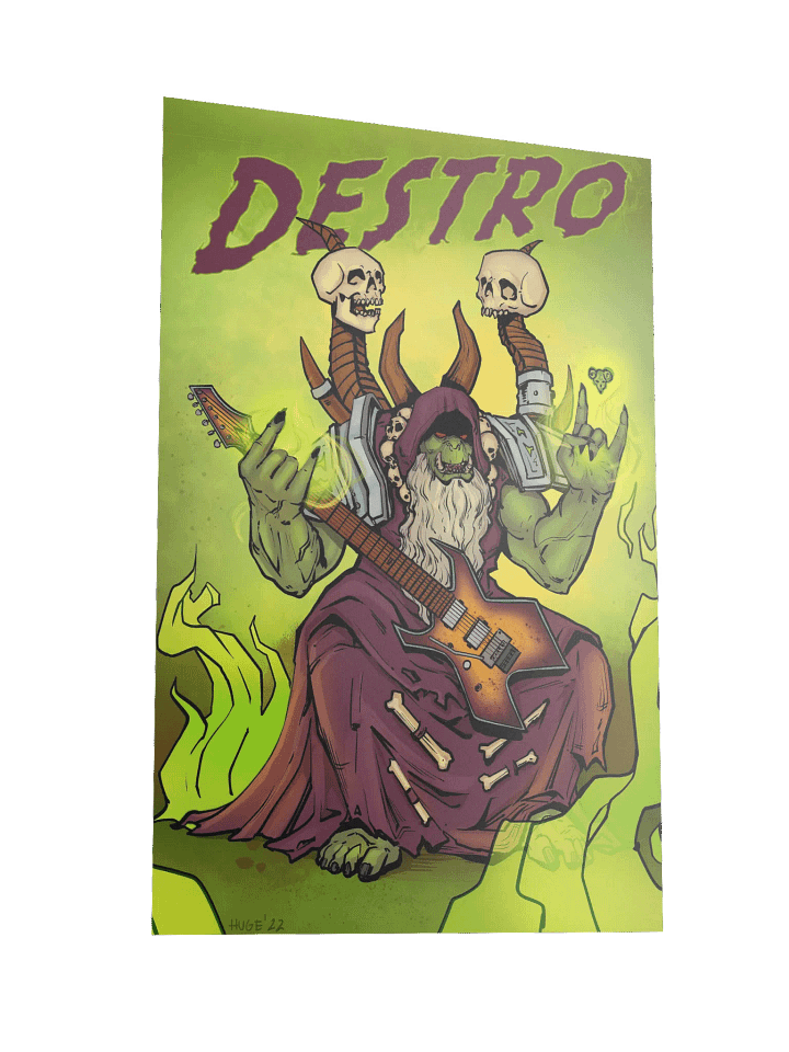 Orc Warlock Matte Poster product image (3)
