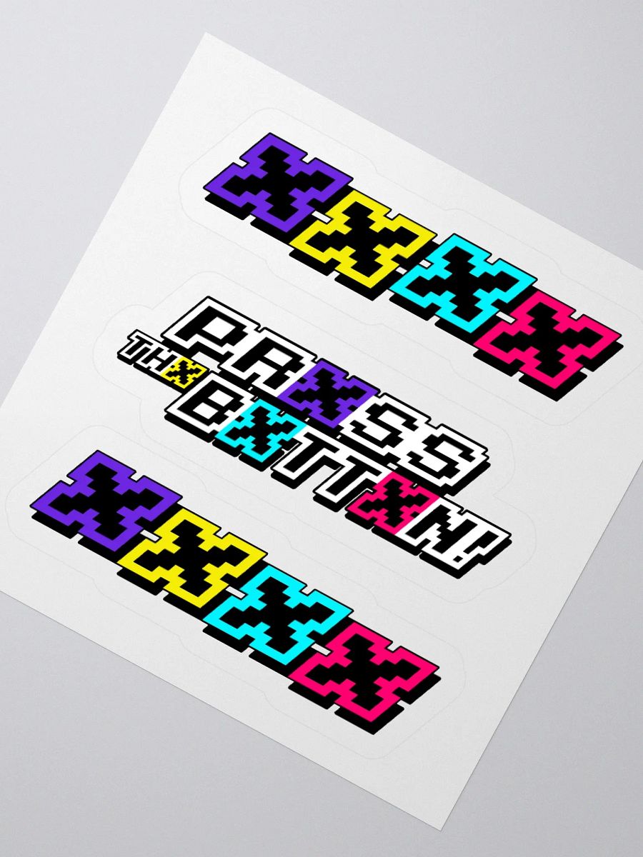 Prxss Thx Bxttxn! Sticker Set product image (11)