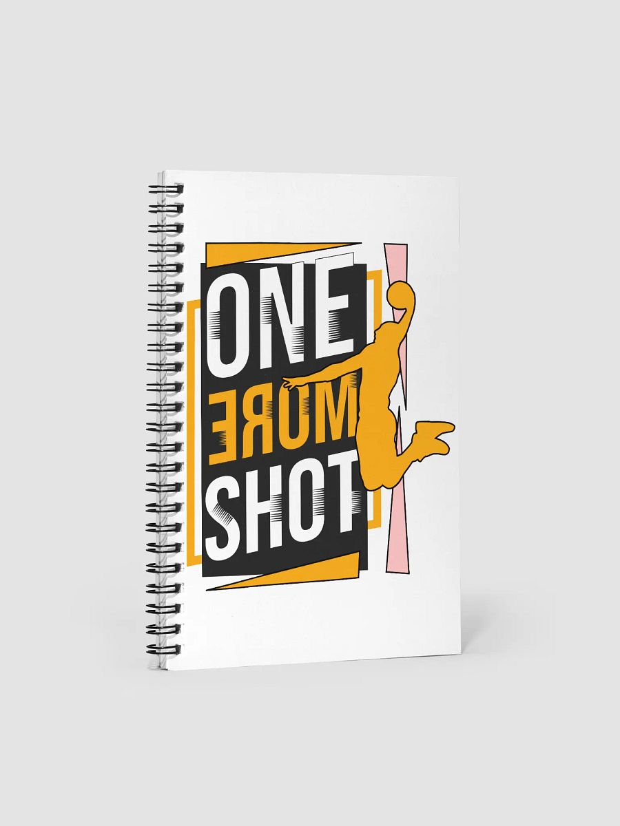 One More Shot Basketball Male Spiral Notebook product image (1)