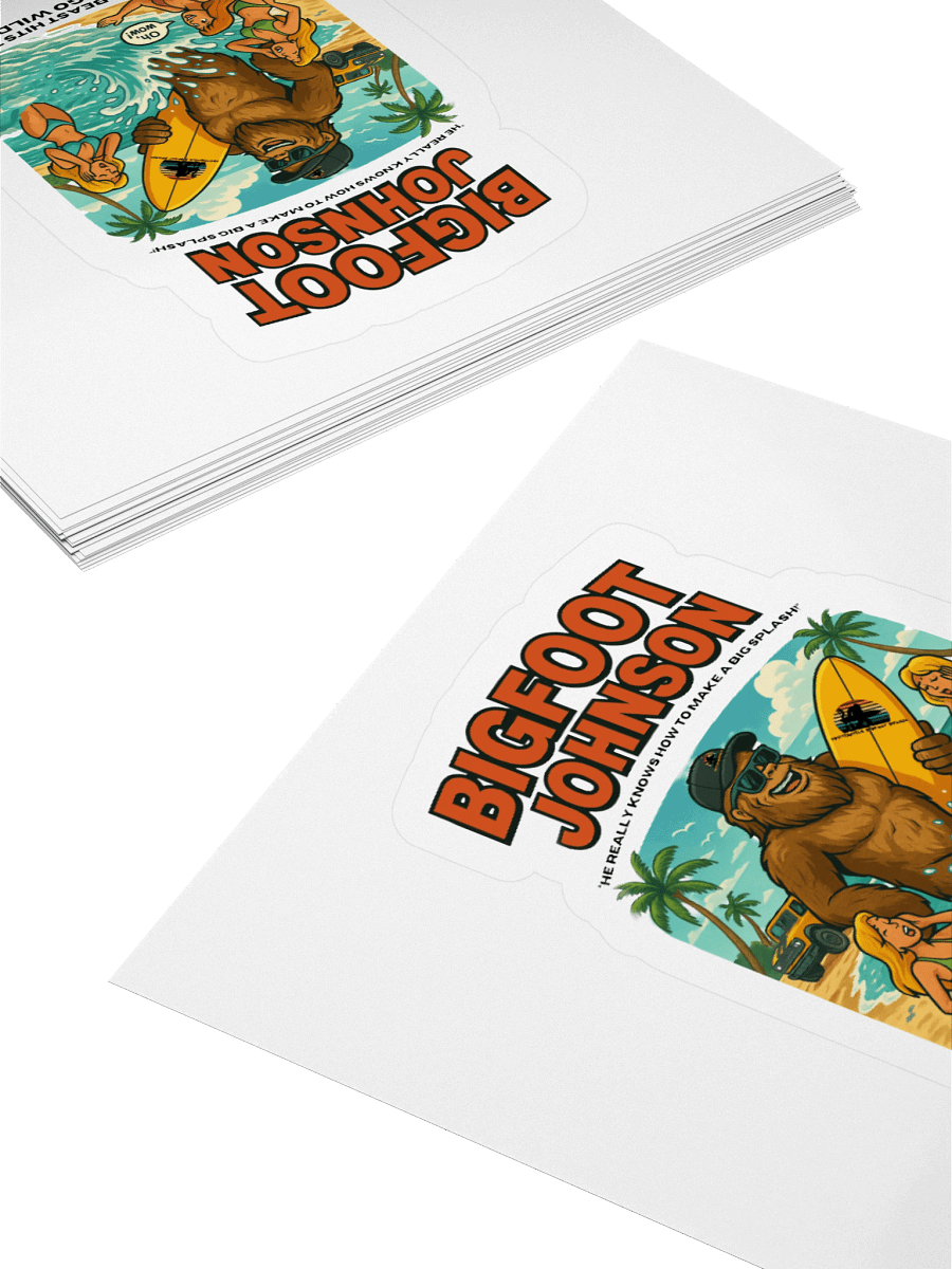 Destination Bigfoot Bronco Bigfoot Johnson Big Splash Decal (Multiple Sizes Available) product image (10)