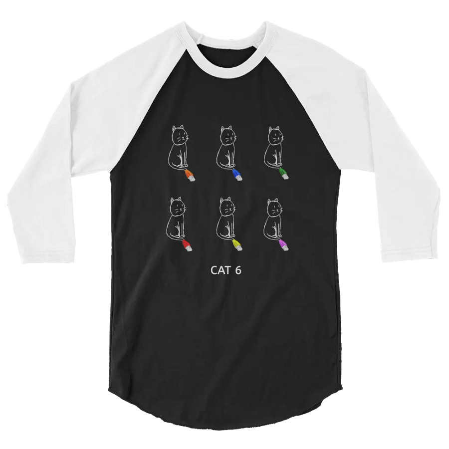 Cat 6 - Raglan Tee product image (3)