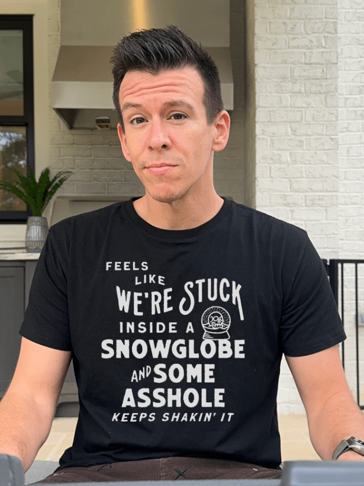 Snowglobe Heavyweight Tee (Dark) (BB x CC) product image (2)