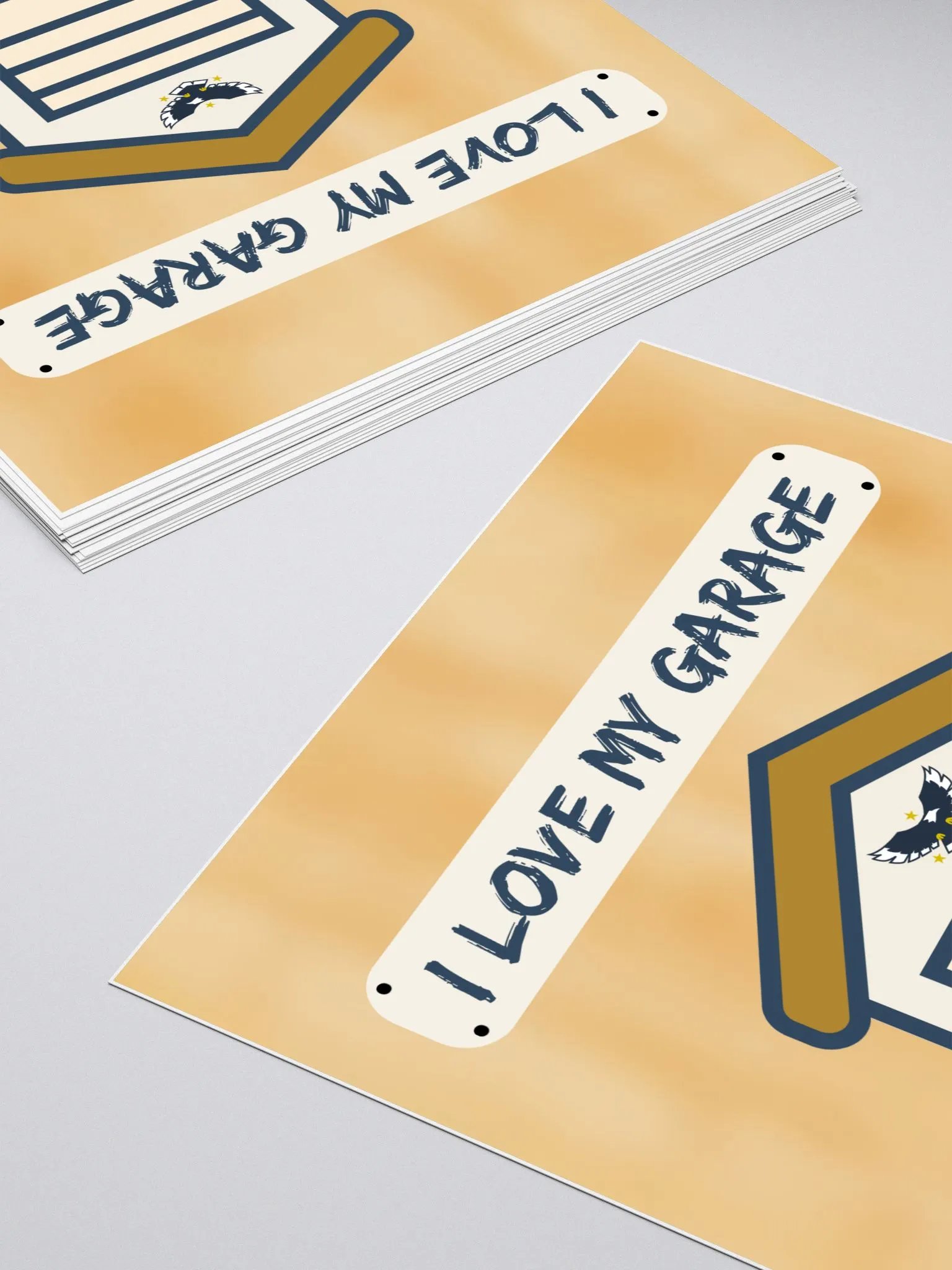 I Love My Garage - sticker - hickory product image (4)