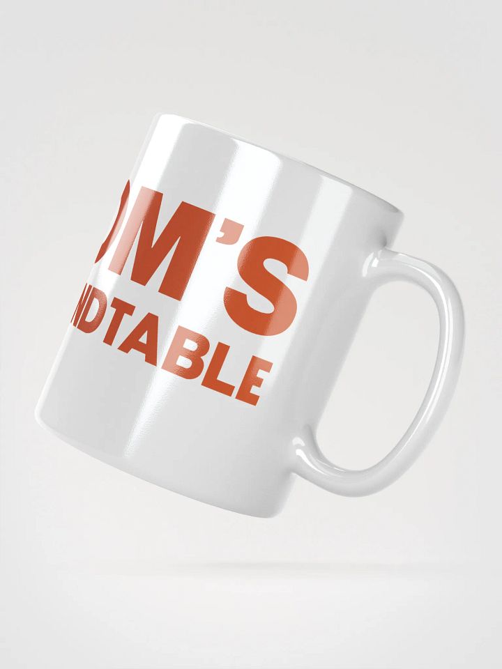 Dom's Roundtable White Glossy Mug product image (2)