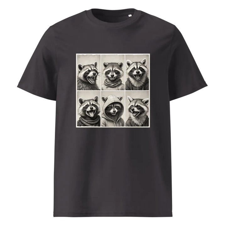 Expressive Raccoons Organic Cotton Tee product image (3)
