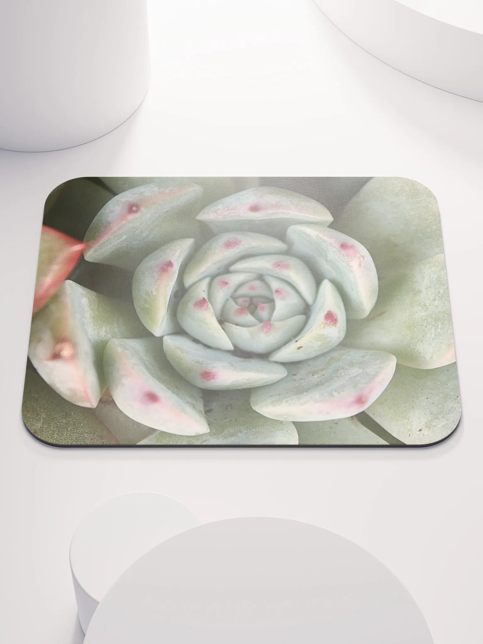 Red Tipped Succulent Mouse Pad product image (1)
