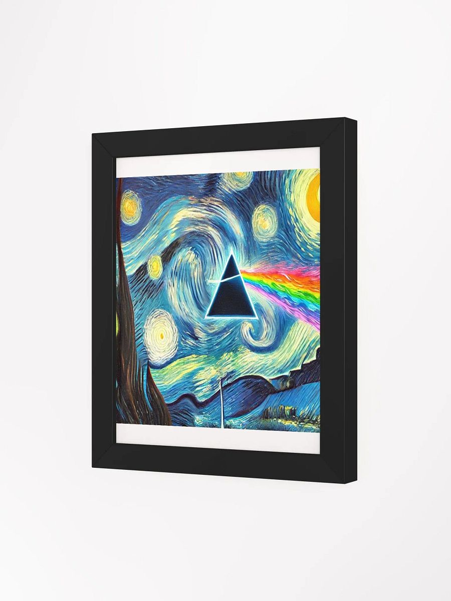 🌙 Pink Floyd Dark Side of the Moon – Van Gogh-Inspired Framed Print product image (27)