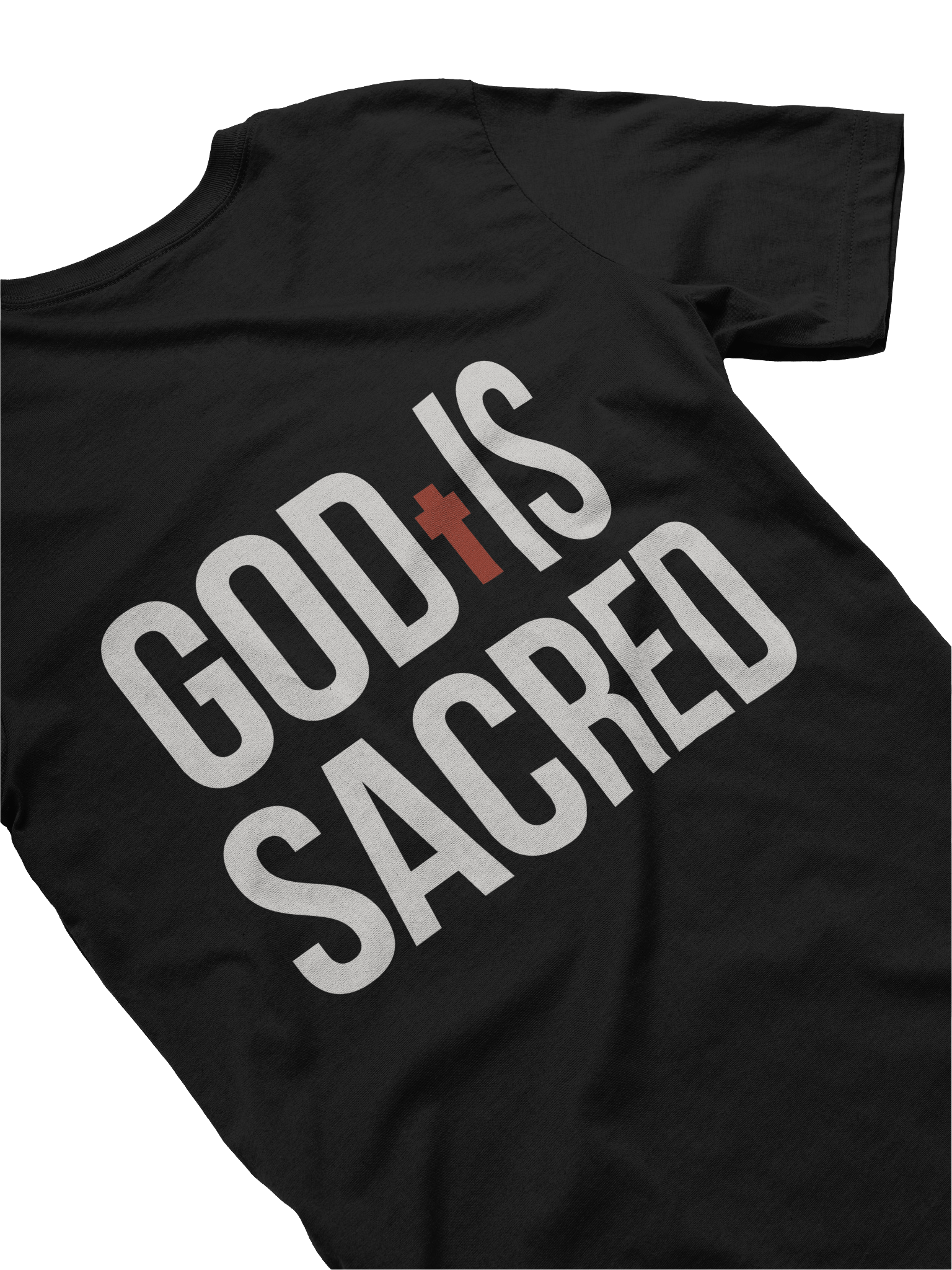 God Is Sacred — Essential Tee (Dark) product image (4)